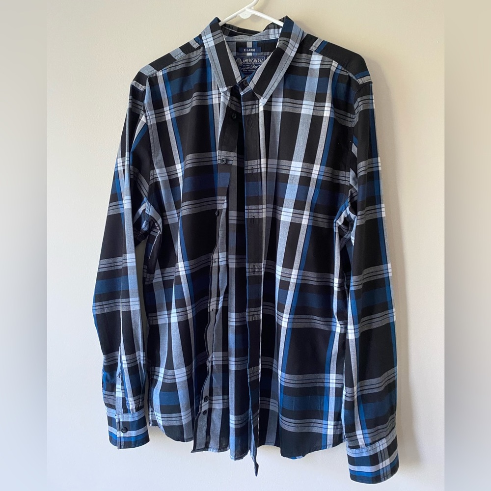 Mens American Rag Button Down Shirt Sz XL